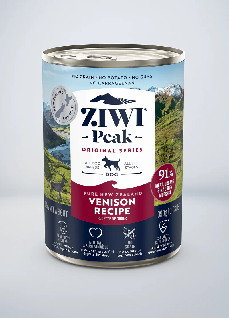 Ziwi Peak Dog Venison Can 390g
