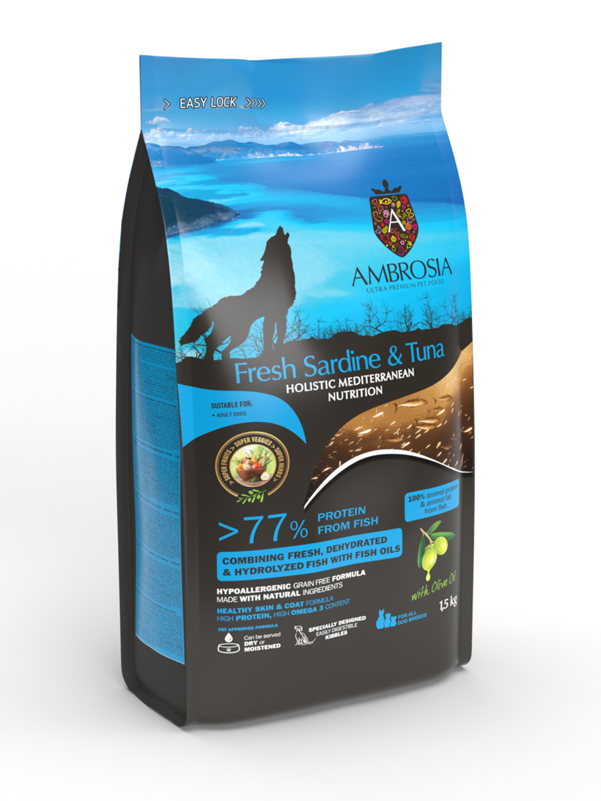 Ambrosia Mediterranean Fresh Sardine & Tuna