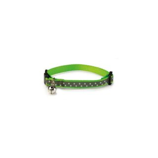 Arquivet Reflectant Green Collar for cats 1 x 20/25 cm