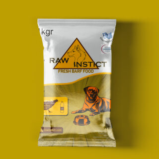 Fresh Barf Food Chicken with Salmon Oil