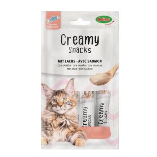 CREAMY SNACKS CAT WITH SALMON