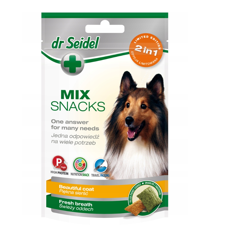 Dr Seidel Snacks For Dogs - Beautiful Coat 90GR