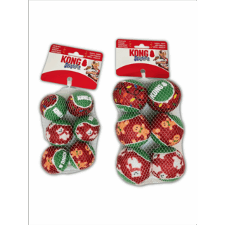 Kong Holiday Squeakair Balls 6-pcs