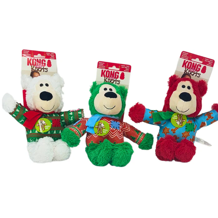 Holiday Wild Knots Bear Assorted M/L