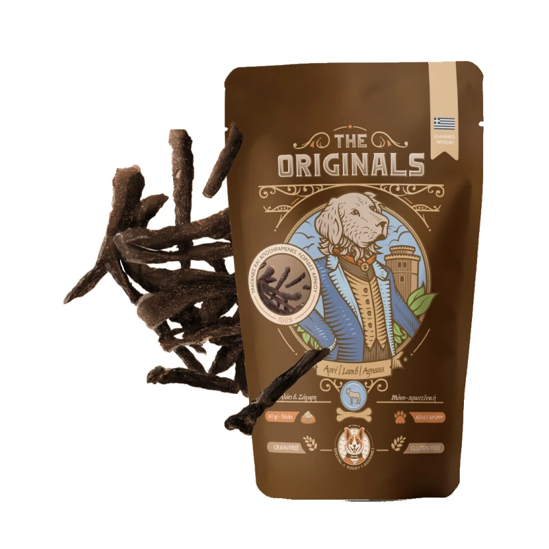 The Originals Grain Free / Gluten Free Lamb Sticks for Adult & Puppy 60g