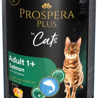 Prospera Plus Cat Meat Paté Adult 1+, Salmon Whitesfish 395g