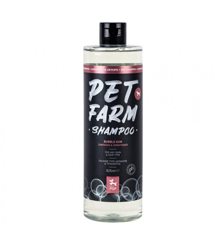 PETFARM SHAMPOO &CONDITIONER BUBBLE GUM 625ml