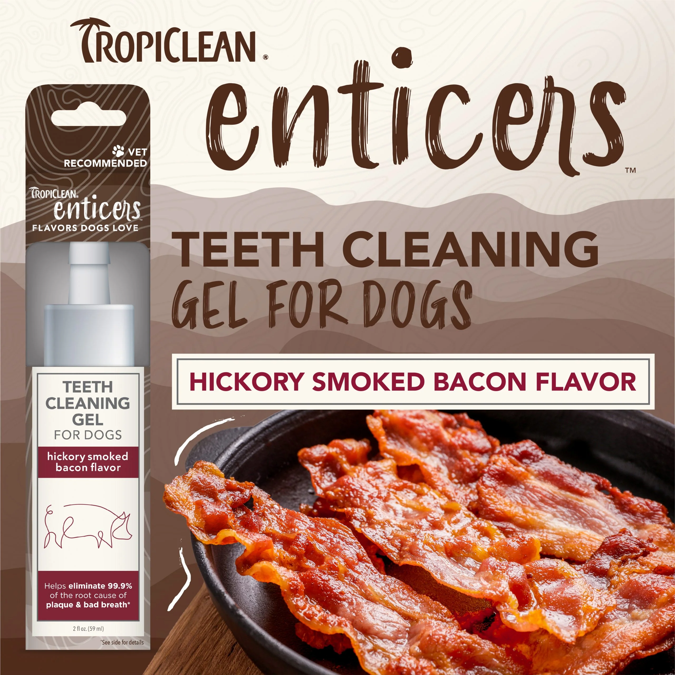 ENTICERS GEL hickory smoked bacon flavor