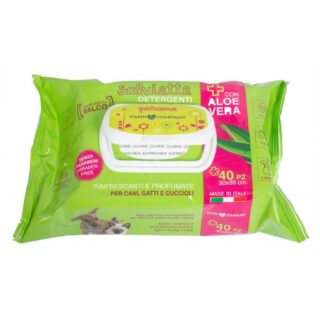 Pet Cleansing Wipes Aloe Vera and Talc